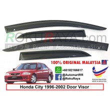 Honda City SX8 ( 3rd Gen ) 1996–2002 AG Door Visor Air Press Wind Deflector (Small 7cm Width)